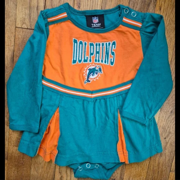 NFL Dolphins Kids Teal and Orange Apparel - Picture 1 of 5